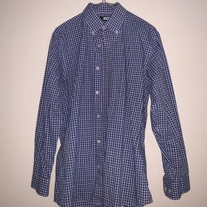 Nautica men’s dress shirt, plaid